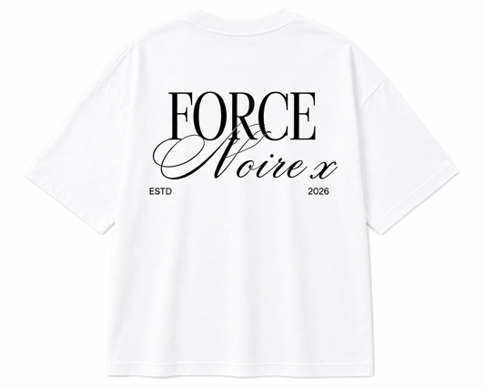 WHITE FORCE NOIRE X ESTD 2026 T-shirt