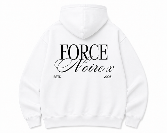 WHITE FORCE NOIRE X Signature Hoodie