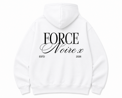 WHITE FORCE NOIRE X Signature Hoodie