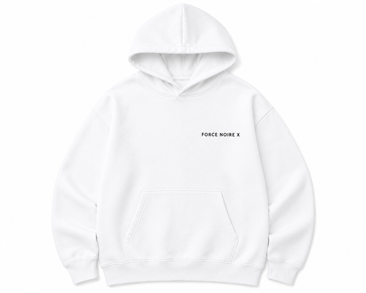 WHITE FORCE NOIRE X Signature Hoodie